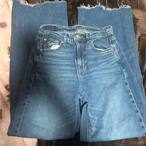 American Eagle high wasted super baggy jean